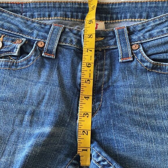 True Religion Joey Man Made Denim Cutoff Shorts - Picture 13 of 13